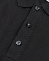 Men's Full Sleeve Polo - Black